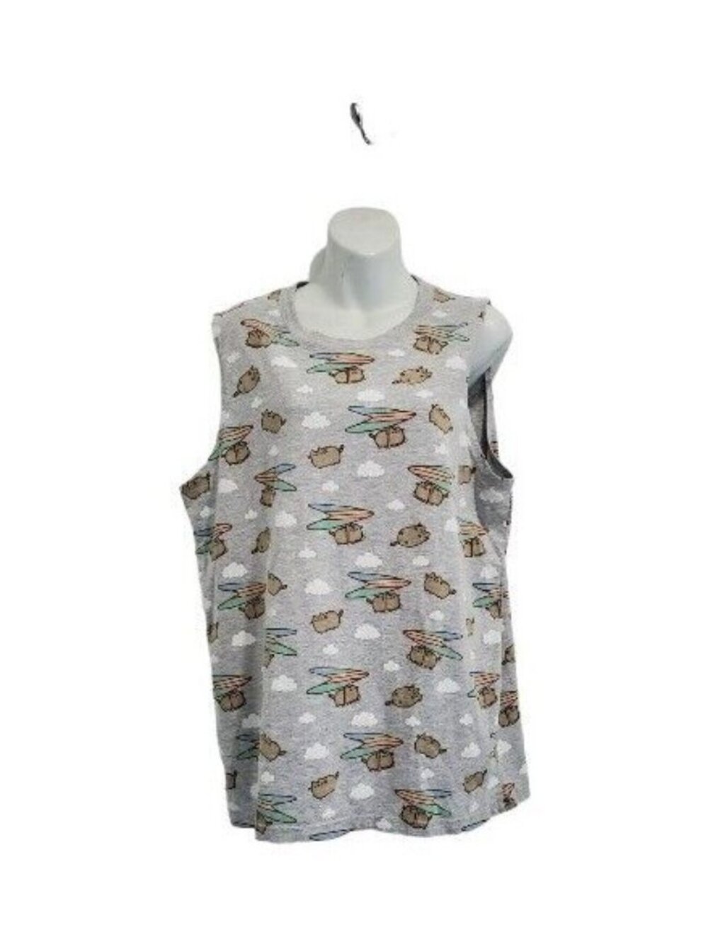 PUSHEEN Tank Top ~ Pusheen Box Summer 2017 ~ T-shirt Size M
